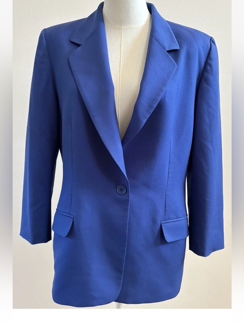 Vintage Pendleton Wool Blazer Womens 12 Blue USA Made Preppy - Picture 2 of 8